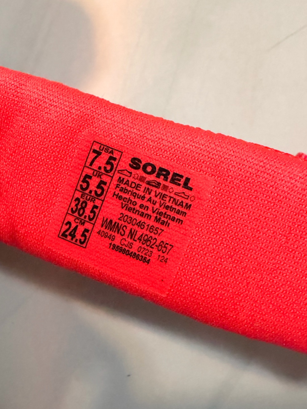 Sorel Kinetic Impact Y-Strap High Sandal - size 7.5 / 38.5 💕Perfect Condition - Picture 6 of 8
